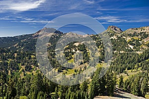 Mountain Range of the Lassen Volcano in California