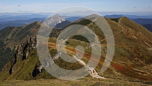 Mountain range of Mala Fatra, National park, Slovakia