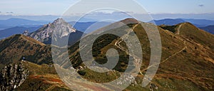 Mountain range of Mala Fatra, National park, Slovakia