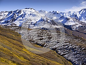 Mountain Range Near Denali National Park