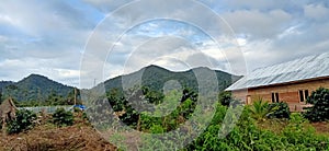 Mountain range in north sumatera