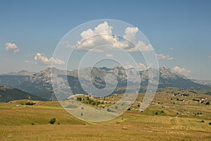 Mountain range in Piva Montenegro