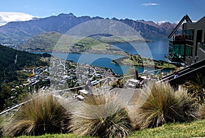 Mountain range The Remarkables from Bobs Peak