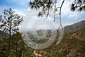 Mountain range, Shimla, Himachal Pradesh, India