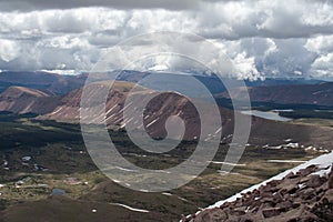 Mountain Range in Uinta National Forest in Utah