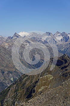 mountain ranges in Dombai in September