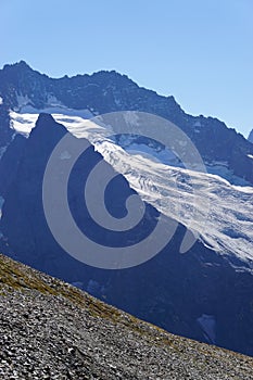 mountain ranges in Dombai in September