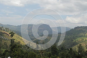 Mountain ranges in Sri Lanka