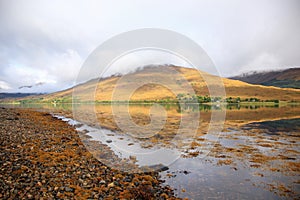 Mountain reflection in a Sottish lake