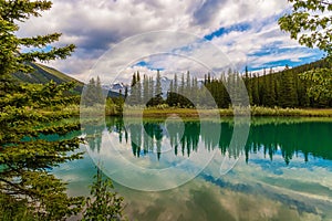 Mountain Reflections At Cascade Ponds