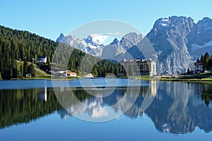 Mountain Reflections in Lake Misurina