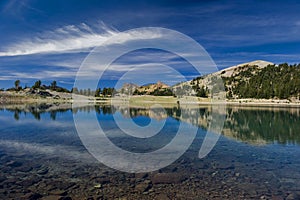 Mountain Reflections at the Lassen Volcano