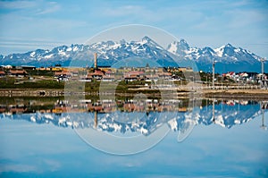 Mountain reflections, Ushuaia,Argentina photo