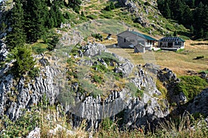 Mountain refuge in Greece
