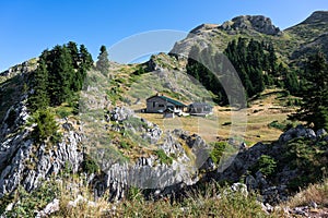 Mountain refuge in Greece