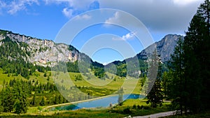 Mountain resort wurzeralm in upper austria