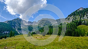 Mountain resort wurzeralm in upper austria