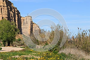 Mountain ridge of Alcolea de Cinca, Spain