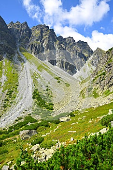 Mountain ridge Bast, Slovakia