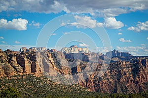 Mountain Ridges in Zion National Park, Utah