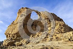 Mountain `Ring` near the Kislovodsk, Stavropol region, Natural monument. Rock formation