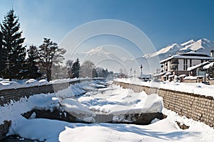 Mountain river in Bansko