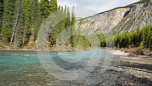 A mountain river in Canada