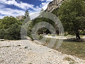 Mountain river, France photo