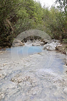 Mountain river hydrogen sulfide