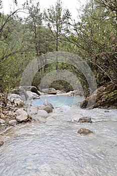 Mountain river hydrogen sulfide