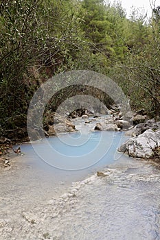 Mountain river hydrogen sulfide