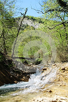 A mountain river Janet, Gelendzhik, Russia