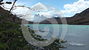 Mountain river and relax in Patagonia Argentina.