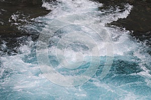 Mountain River, Rushing Water Flowing Texture