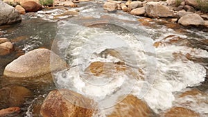 Mountain river scene panning panoramic high definition