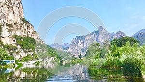 Mountain and river in Shidu, Beijing