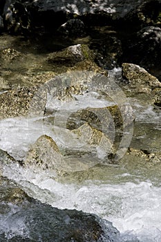 Mountain river stream