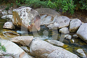 Mountain river in Vietnam