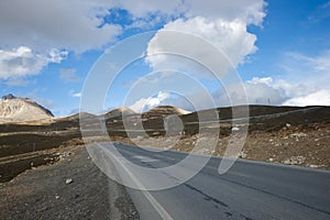 Mountain with road