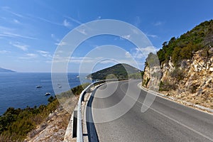 Mountain Road on Elba Island