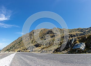 Mountain road landscape panorama