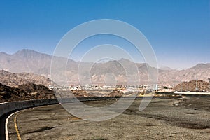 The mountain road near Taif, Saudi Arabia