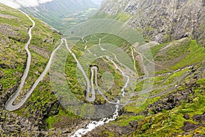 Mountain Road in Norway - Trollstigen