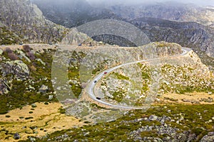 Mountain road, Serra Estrela, Portugal