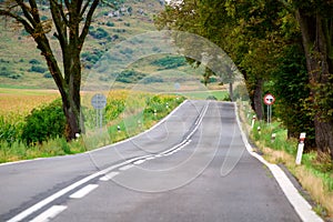 Mountain road in a Tatra mountain