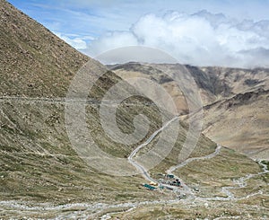 Mountain roads in Ladakh, India