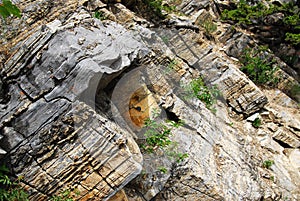 Mountain rock pattern