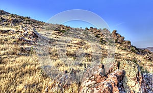 Mountain and Rocks in HDR