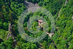 Mountain Rosstrappe in germany