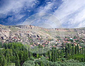 Ihlara valley in Cappadocia, Anatolia, Turkey photo